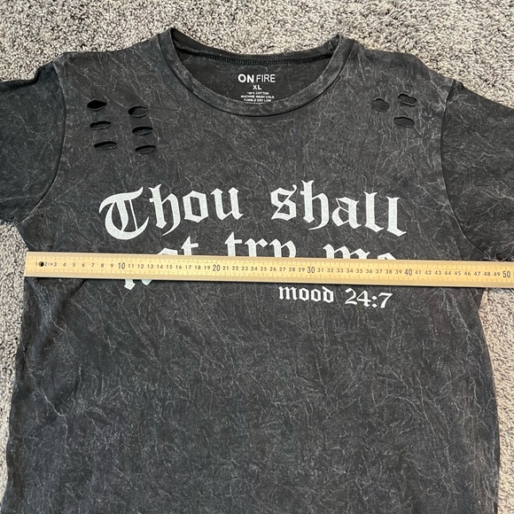 Awesome Distressed Tee! Brand: OnFire 🔥 - Picture 9 of 12